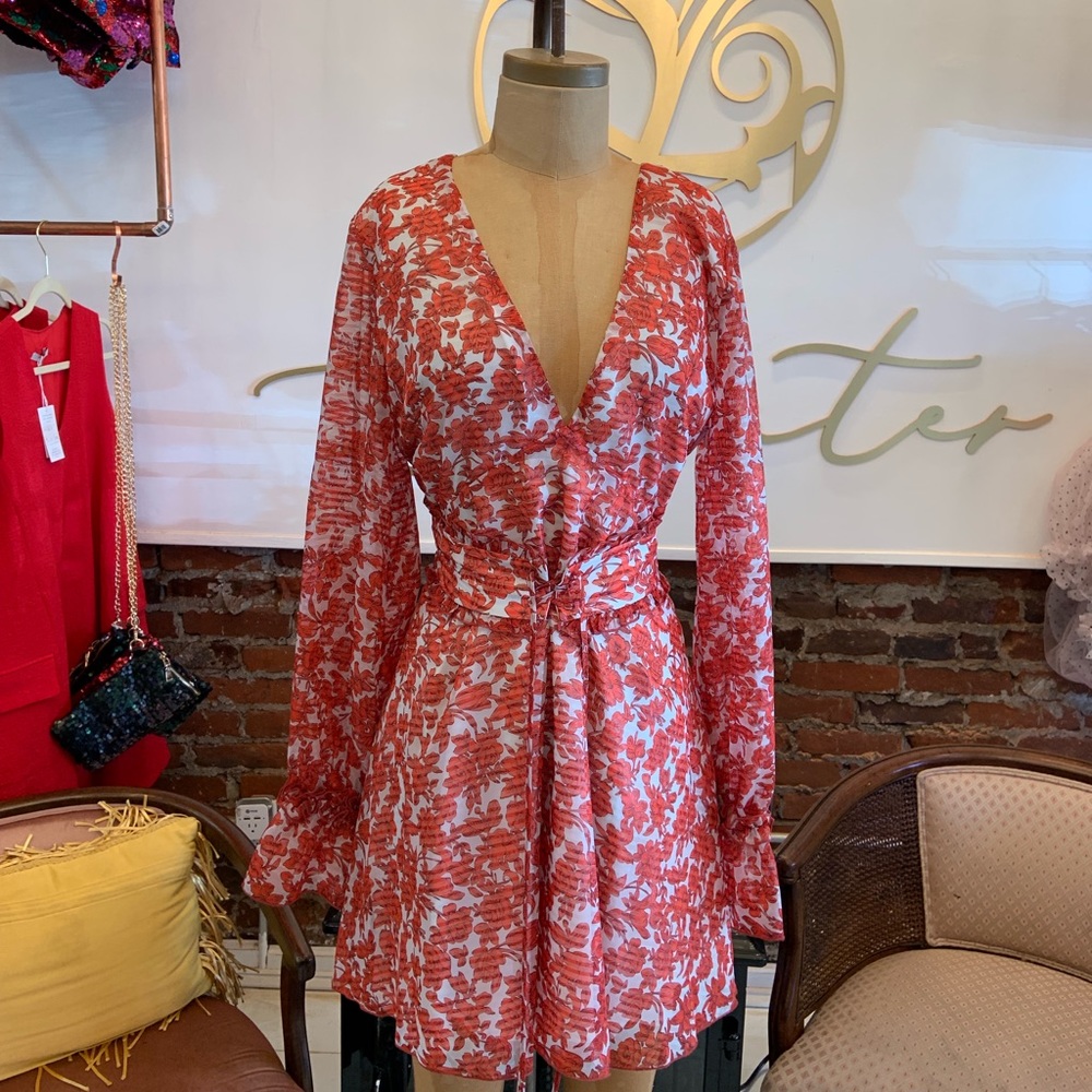 Floral mini dress
